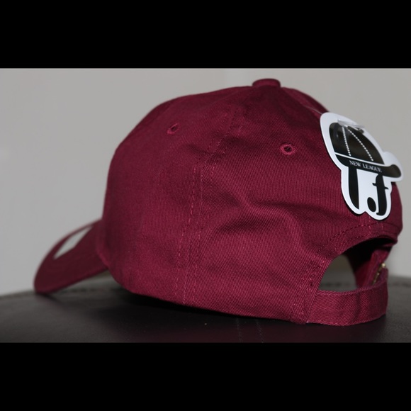 Burgundy Dad Hat - Picture 5 of 6
